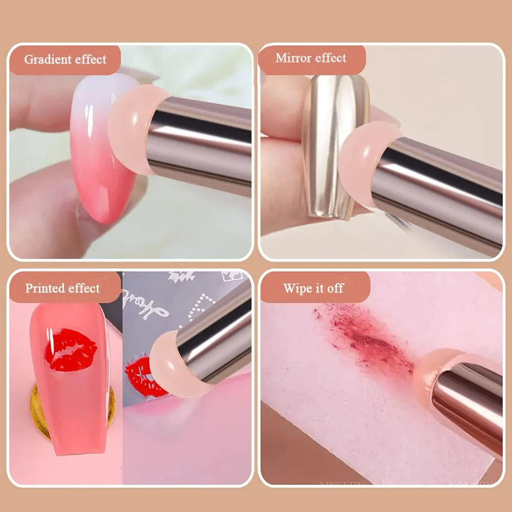 Silicone Stamper Tool - Translucent Pink - Image 5