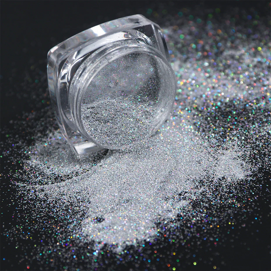 Silver Holographic Glitters 8pcs Pack - Image 7