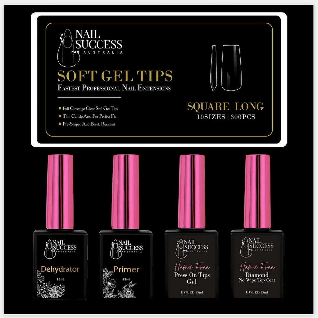 Soft Gel Press On Nail Kit - HEMA Free - Image 14