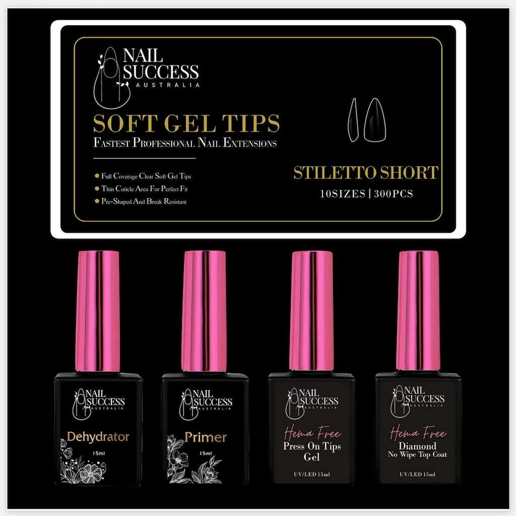 Soft Gel Press On Nail Kit - HEMA Free - Image 15