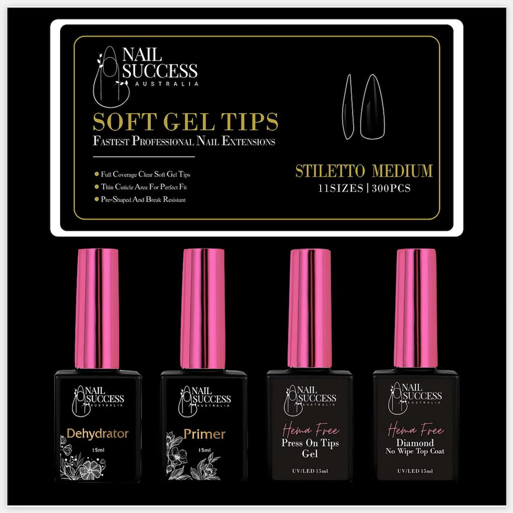 Soft Gel Press On Nail Kit - HEMA Free - Image 16