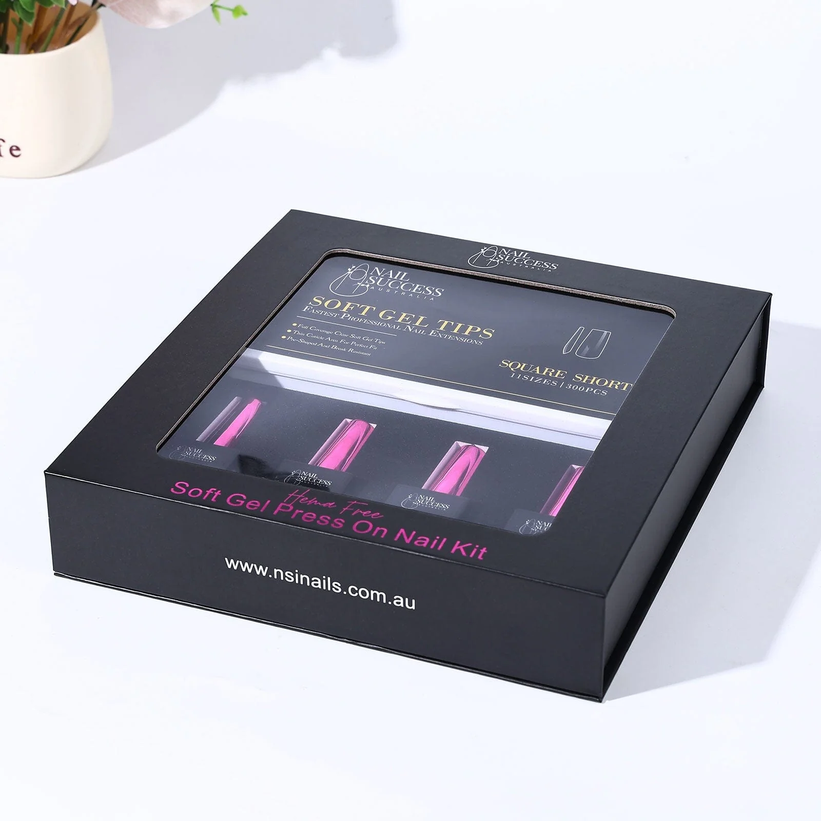 Soft Gel Press On Nail Kit - HEMA Free - Image 4