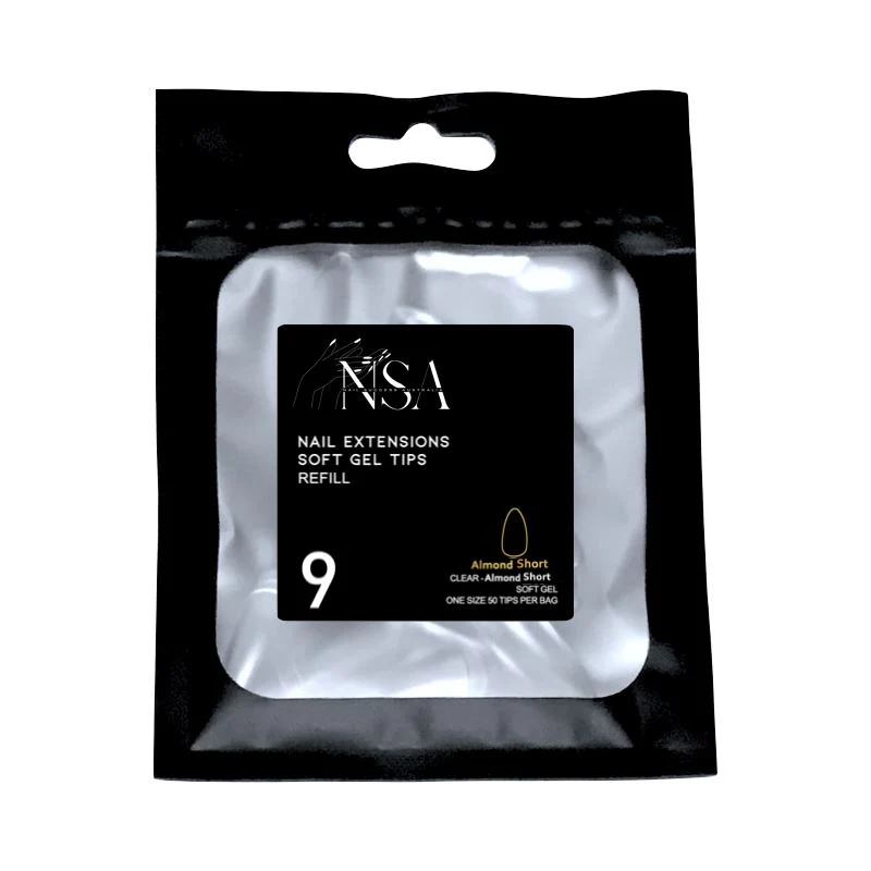 Soft Gel Tips Individual Refill Sizes 50pcs - Almond - Image 11