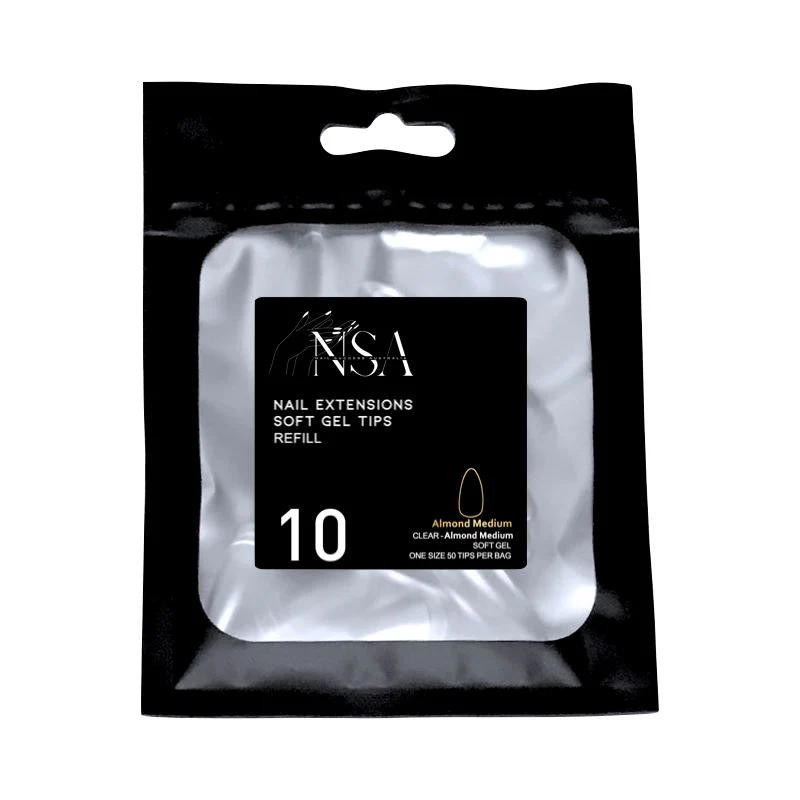 Soft Gel Tips Individual Refill Sizes 50pcs - Almond - Image 24