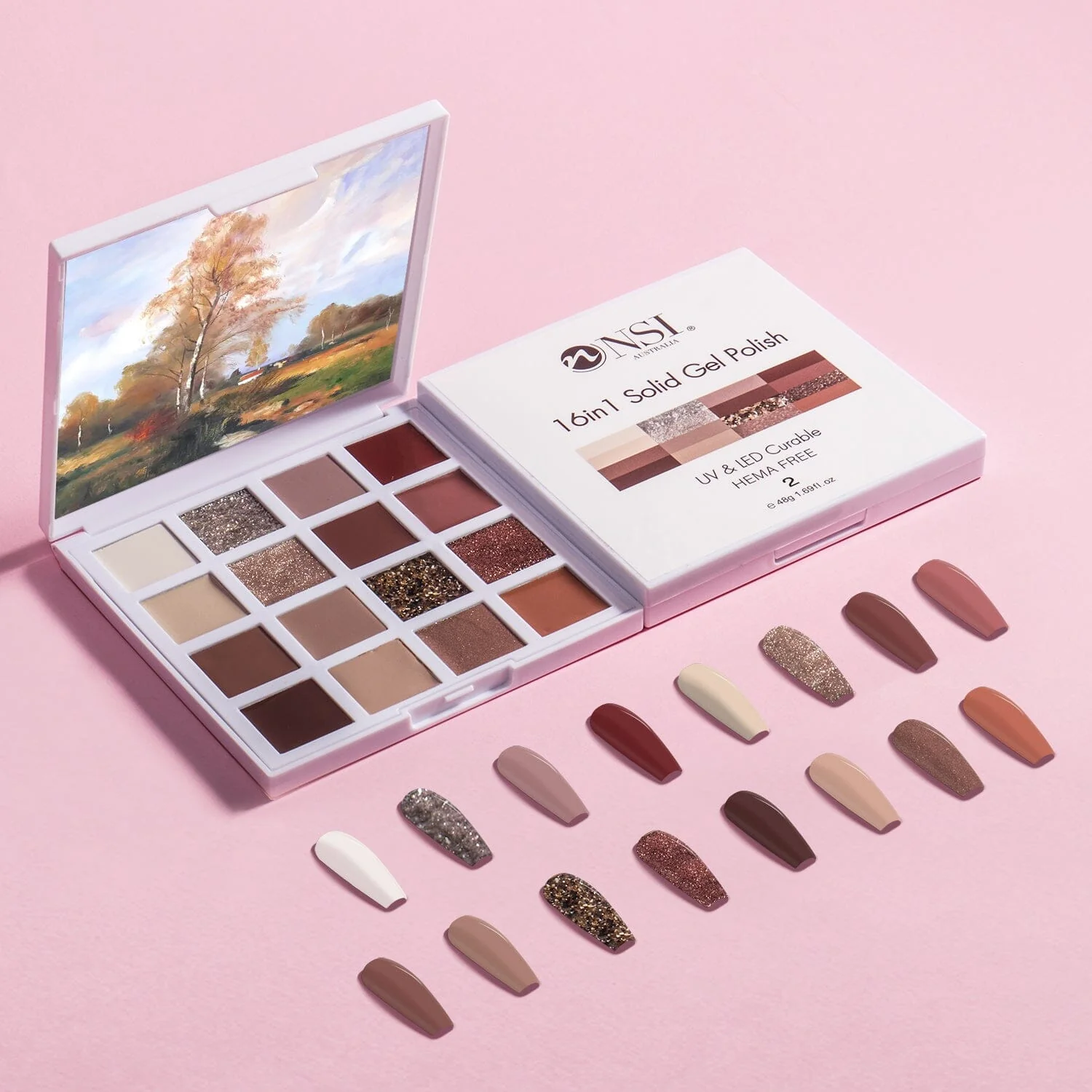 Solid Gel Polish 16in1 Colour Palette - Image 5