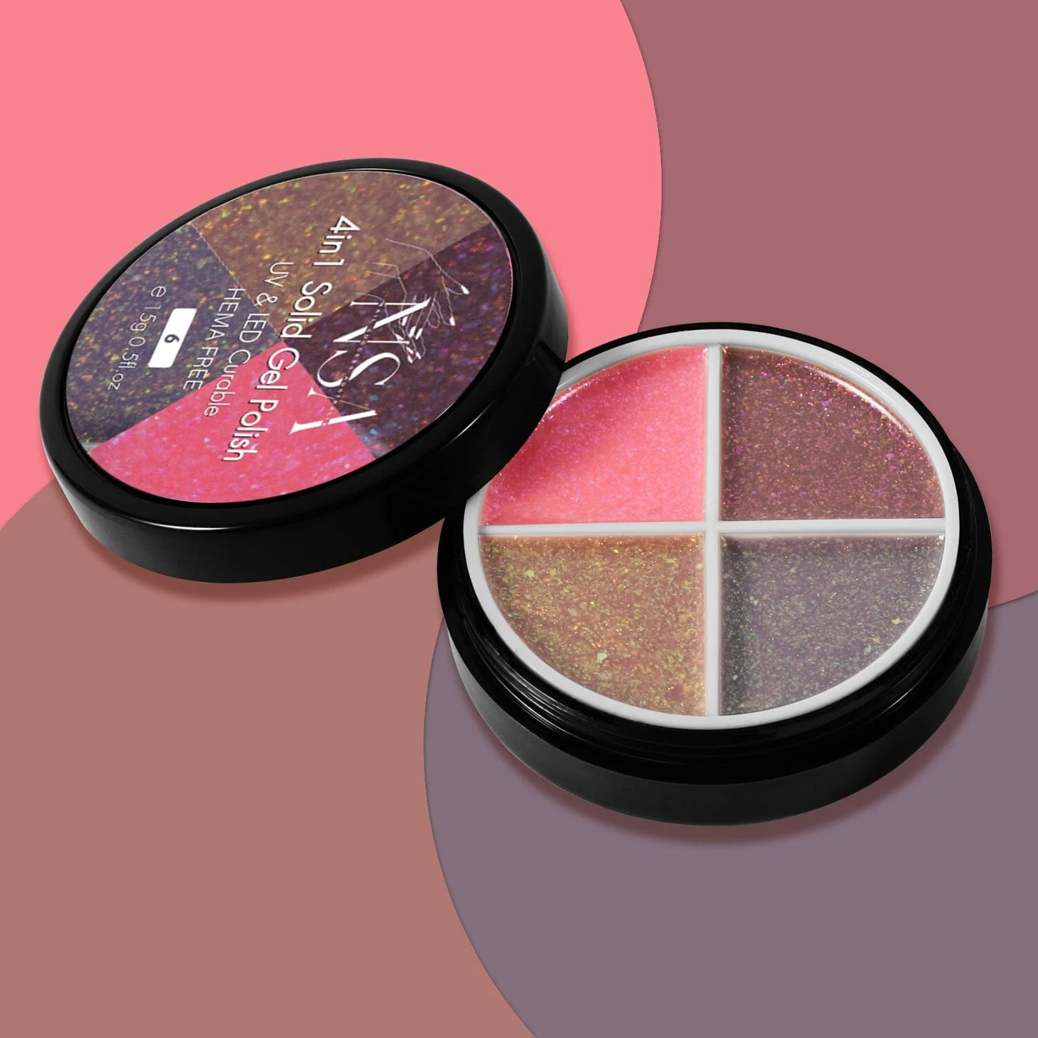 Solid Gel Polish 4in1 Colour Jar - Image 14