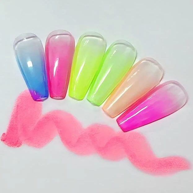 Solid Gradient Nail Art Powder Set - Image 2