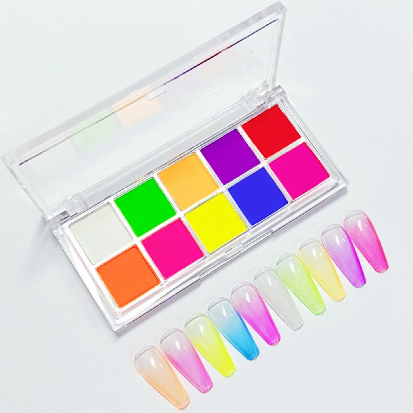 Solid Gradient Nail Art Powder Set - Image 3