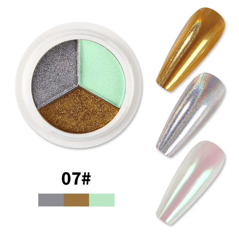 Solid Mirror Chrome 3 Colour Pigments - Image 11