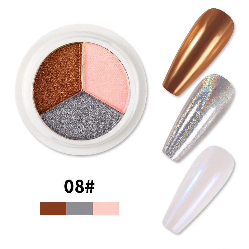 Solid Mirror Chrome 3 Colour Pigments - Image 12