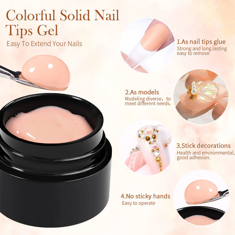 Solid Nail Tips Gel Born Pretty - Image 10
