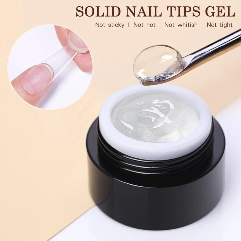 Solid Nail Tips Gel Born Pretty (Clear) - Image 3