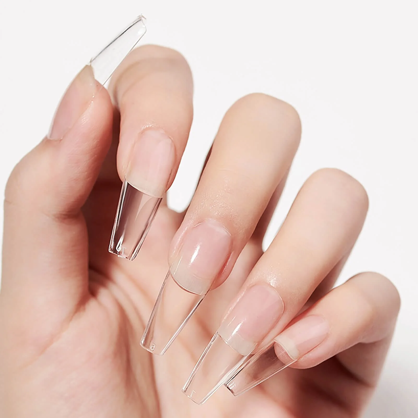 Solid Nail Tips Gel Born Pretty (Clear) - Image 5