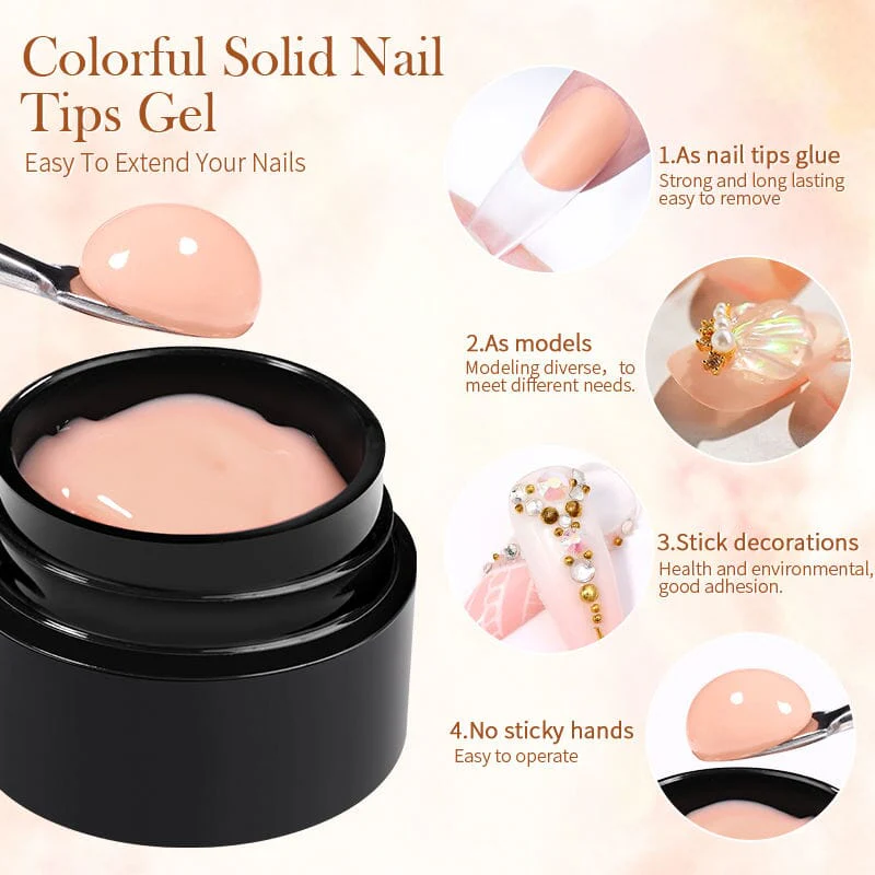 Solid Nail Tips Gel Born Pretty (SN03) - Image 11