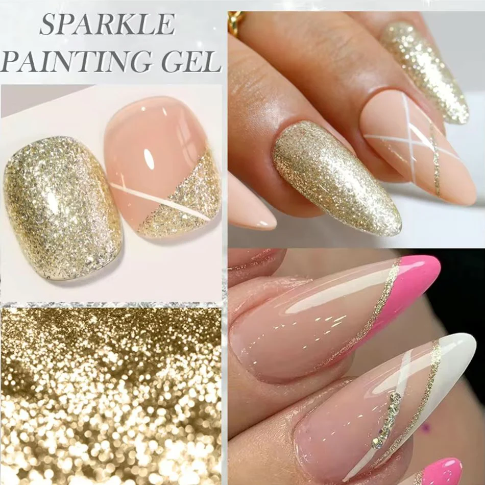 Sparkle Super Silver & Gold Painting Gel - Image 4