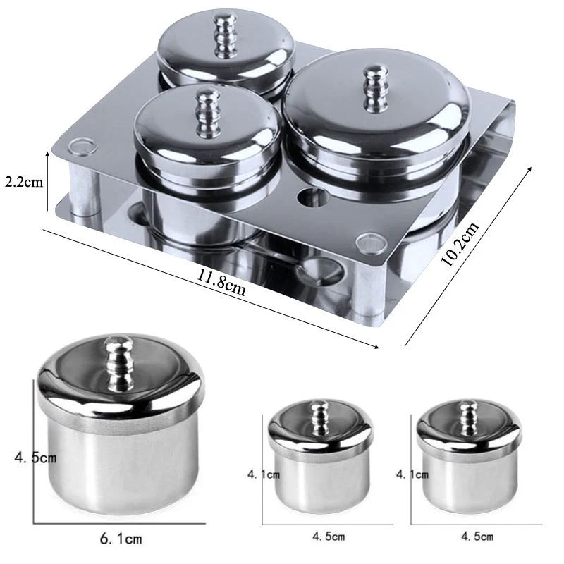 Dappen Dish Jar Set Stainless Steel - Image 3