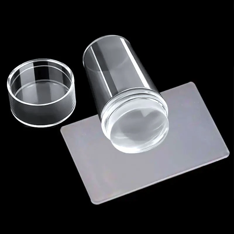 Stamper & Scraper (Clear - Diameter 2.8cm) - Image 2