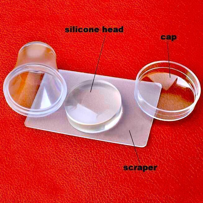 Stamper & Scraper (Clear - Large Diameter 4cm) - Image 2