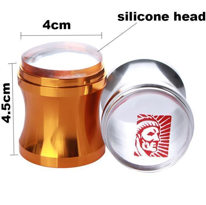 Stamper & Scraper ~ Gold or Silver ~ Large Diameter 4cm - Image 2