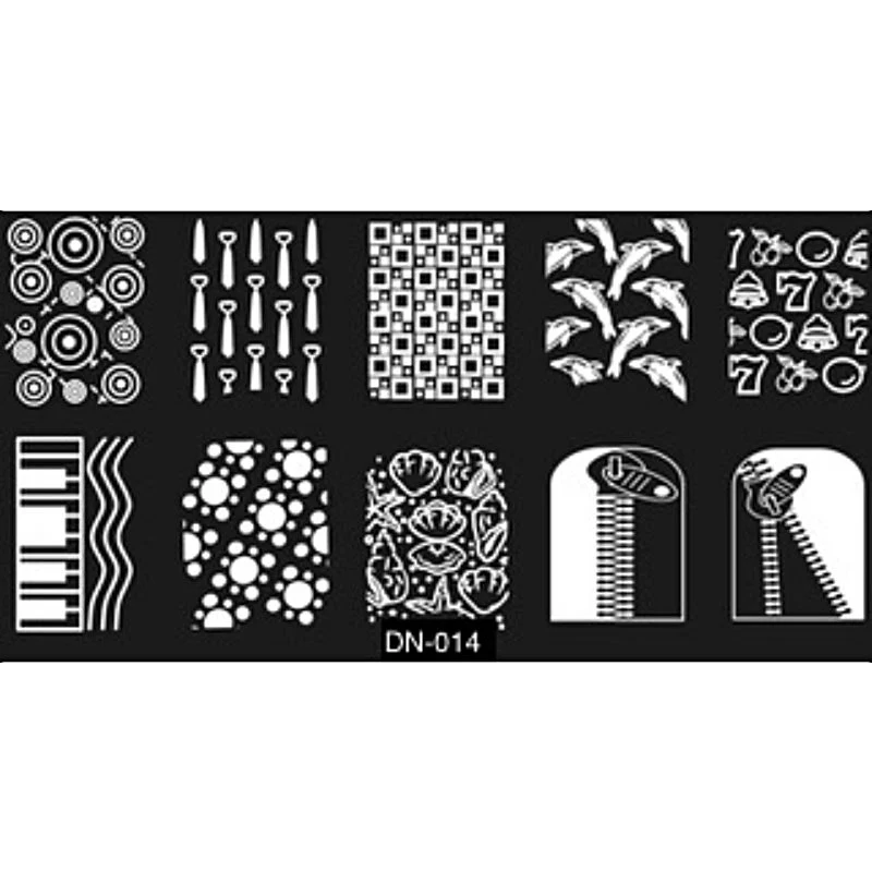 Stamping Plates Nail Art Designs - Image 10