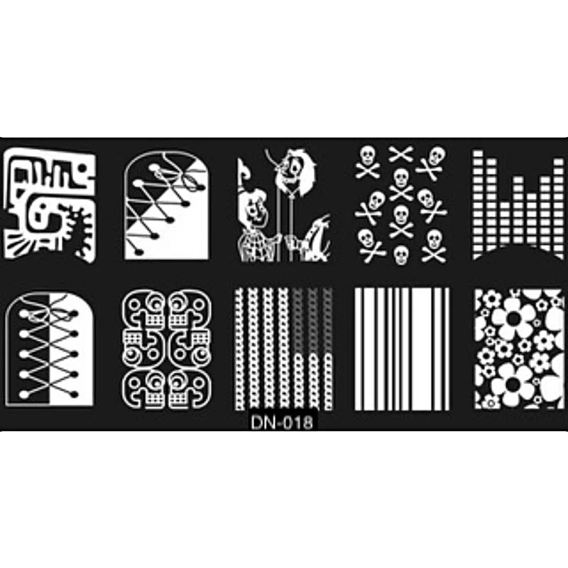 Stamping Plates Nail Art Designs - Image 11