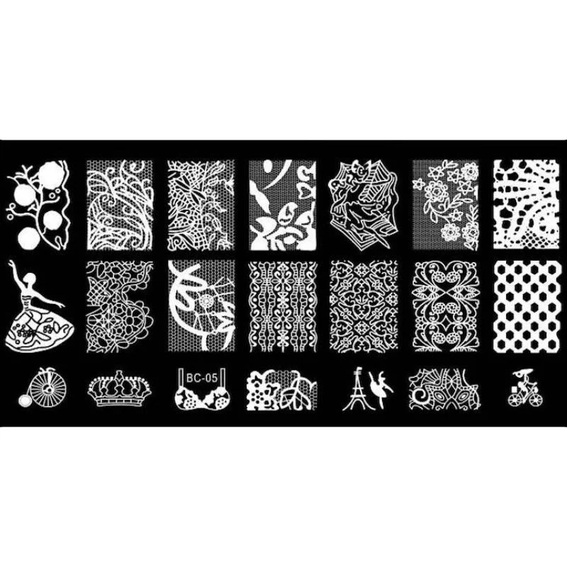 Stamping Plates Nail Art Designs - Image 12