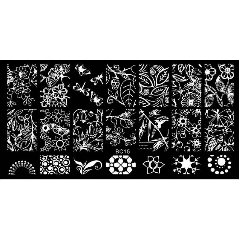 Stamping Plates Nail Art Designs - Image 14