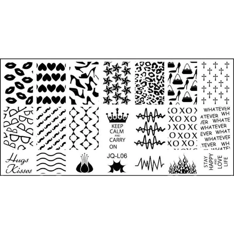 Stamping Plates Nail Art Designs - Image 17