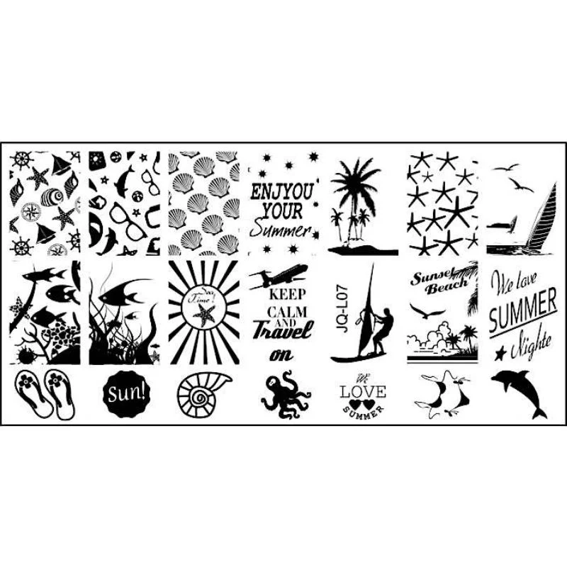Stamping Plates Nail Art Designs - Image 18