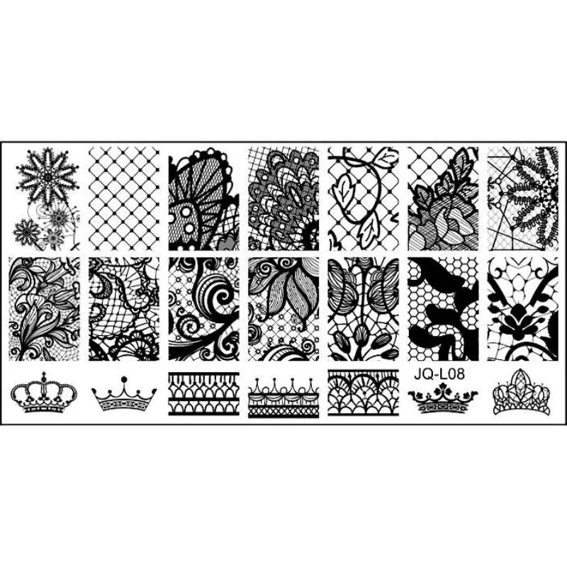 Stamping Plates Nail Art Designs - Image 19