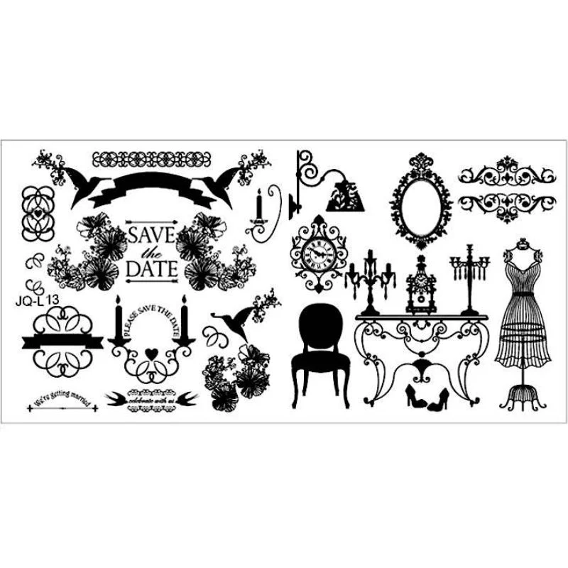 Stamping Plates Nail Art Designs - Image 21