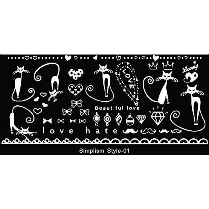 Stamping Plates Nail Art Designs - Image 22