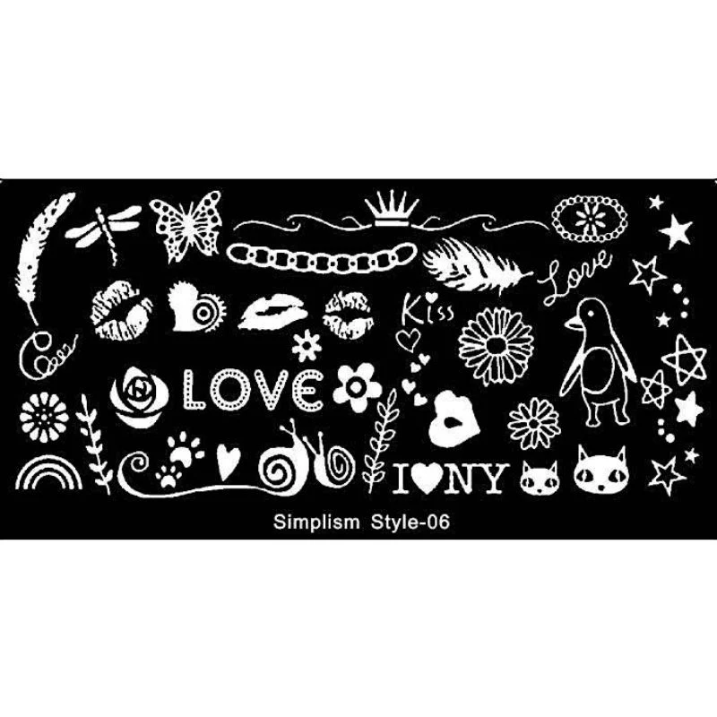 Stamping Plates Nail Art Designs - Image 25