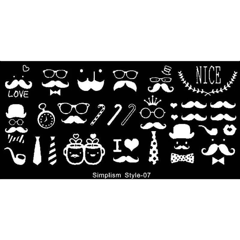 Stamping Plates Nail Art Designs - Image 26