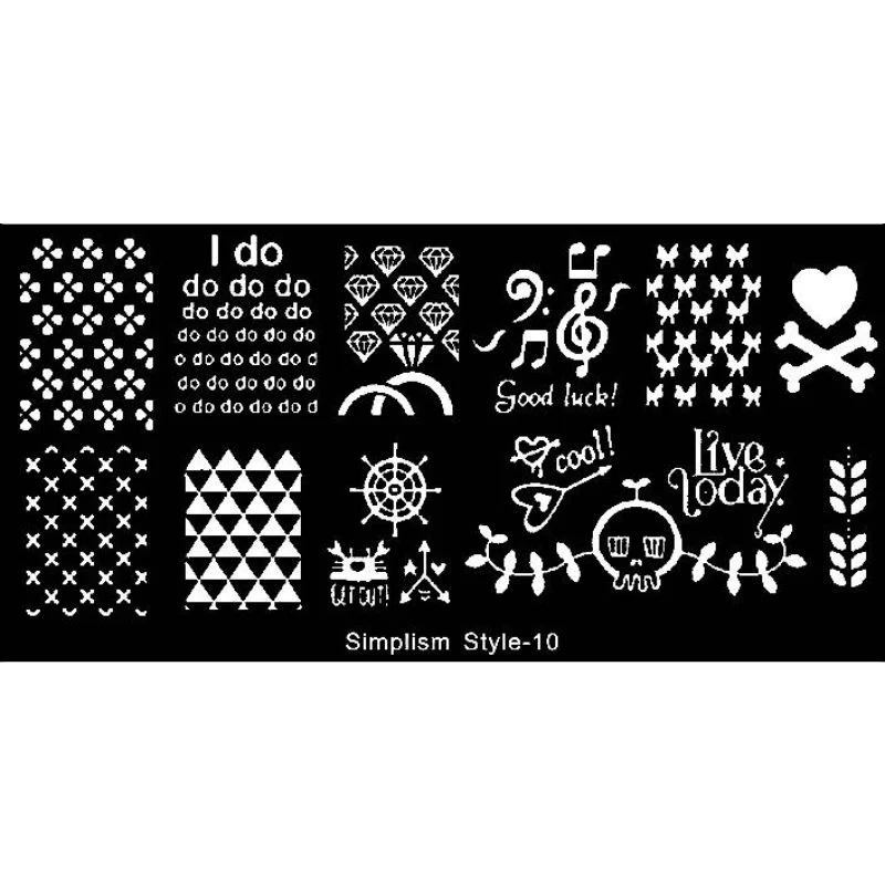 Stamping Plates Nail Art Designs - Image 28