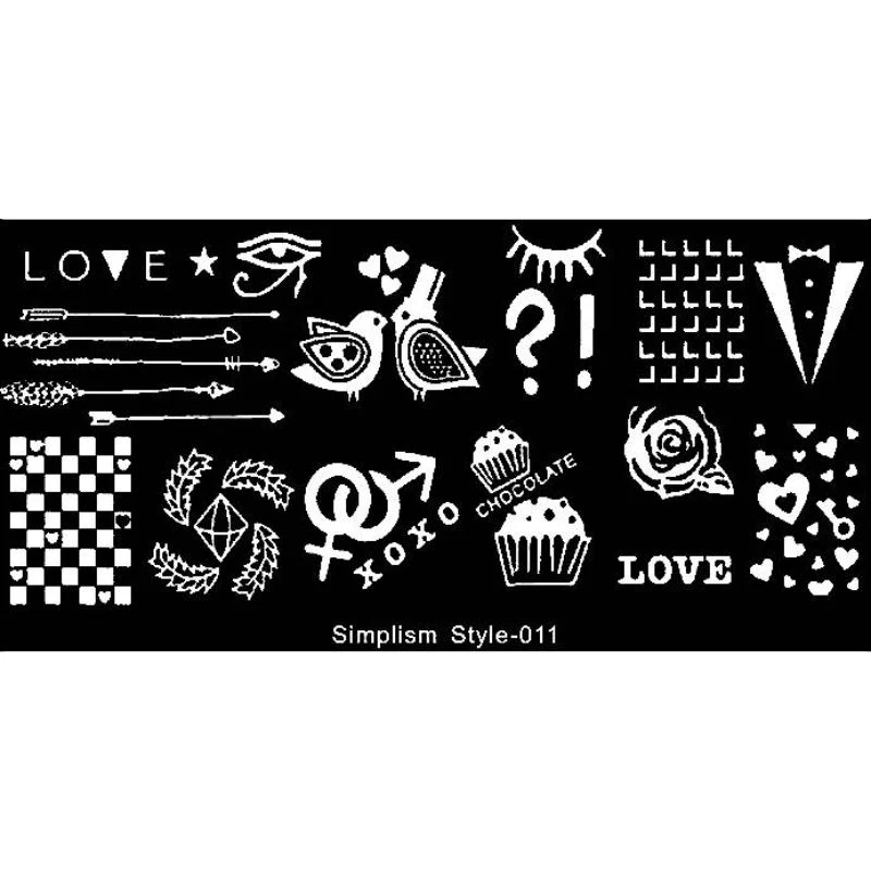 Stamping Plates Nail Art Designs - Image 29