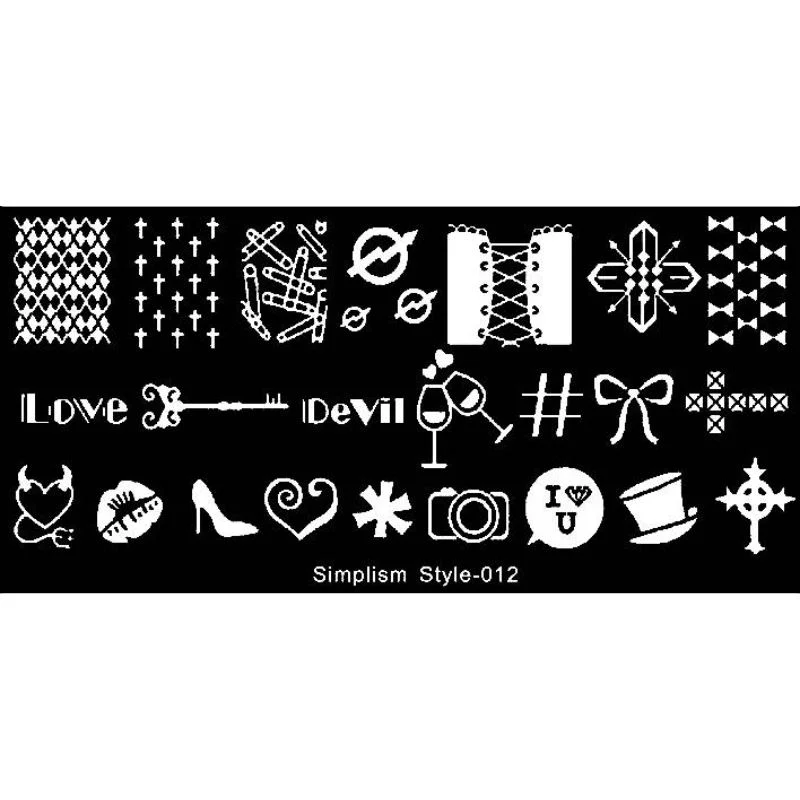 Stamping Plates Nail Art Designs - Image 30