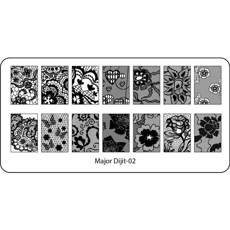 Stamping Plates Nail Art Designs - Image 32