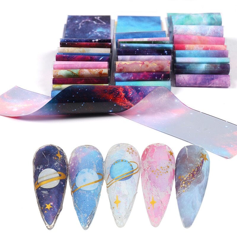 Starry Sky Nail Transfer Foil 30pcs - Image 2