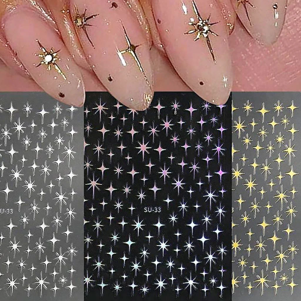 Stars Nail Art Sticker - SU Series
