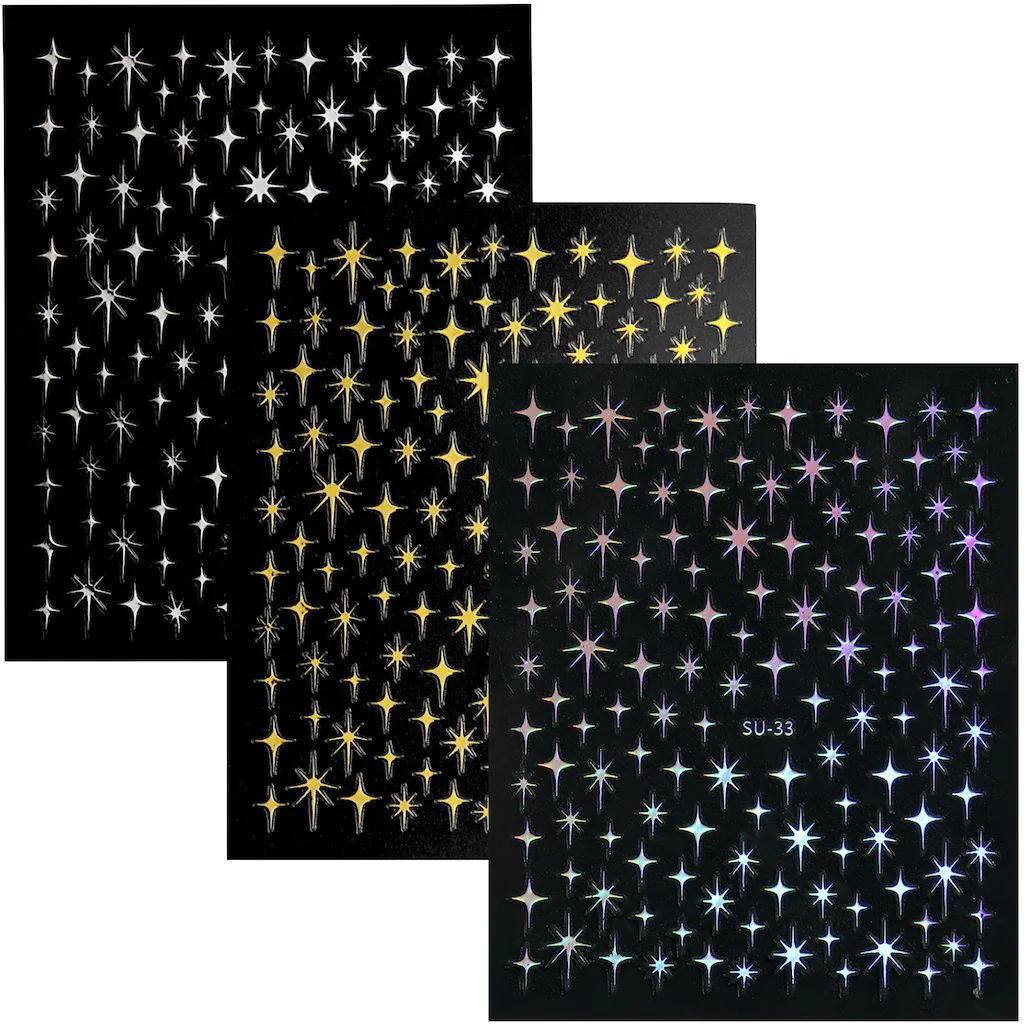 Stars Nail Art Sticker - SU Series - Image 2
