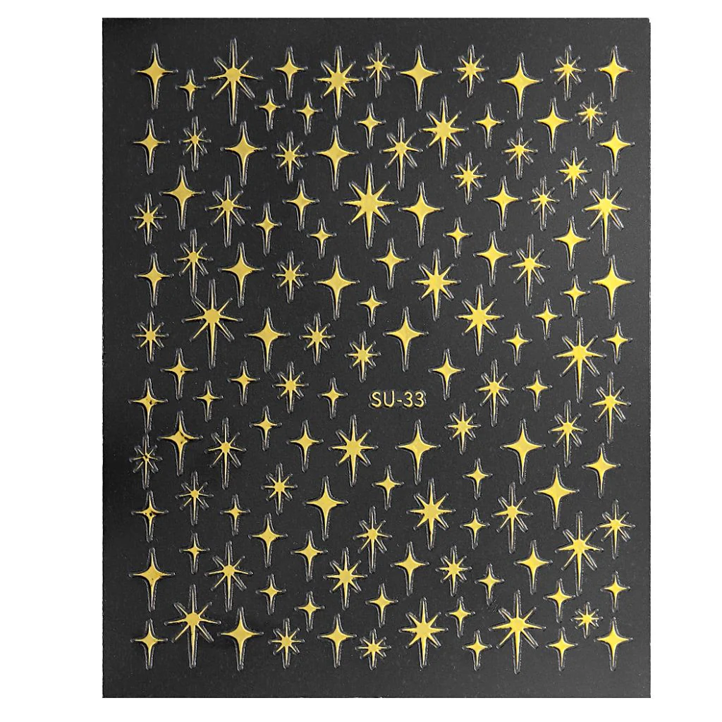 Stars Nail Art Sticker - SU Series - Image 3