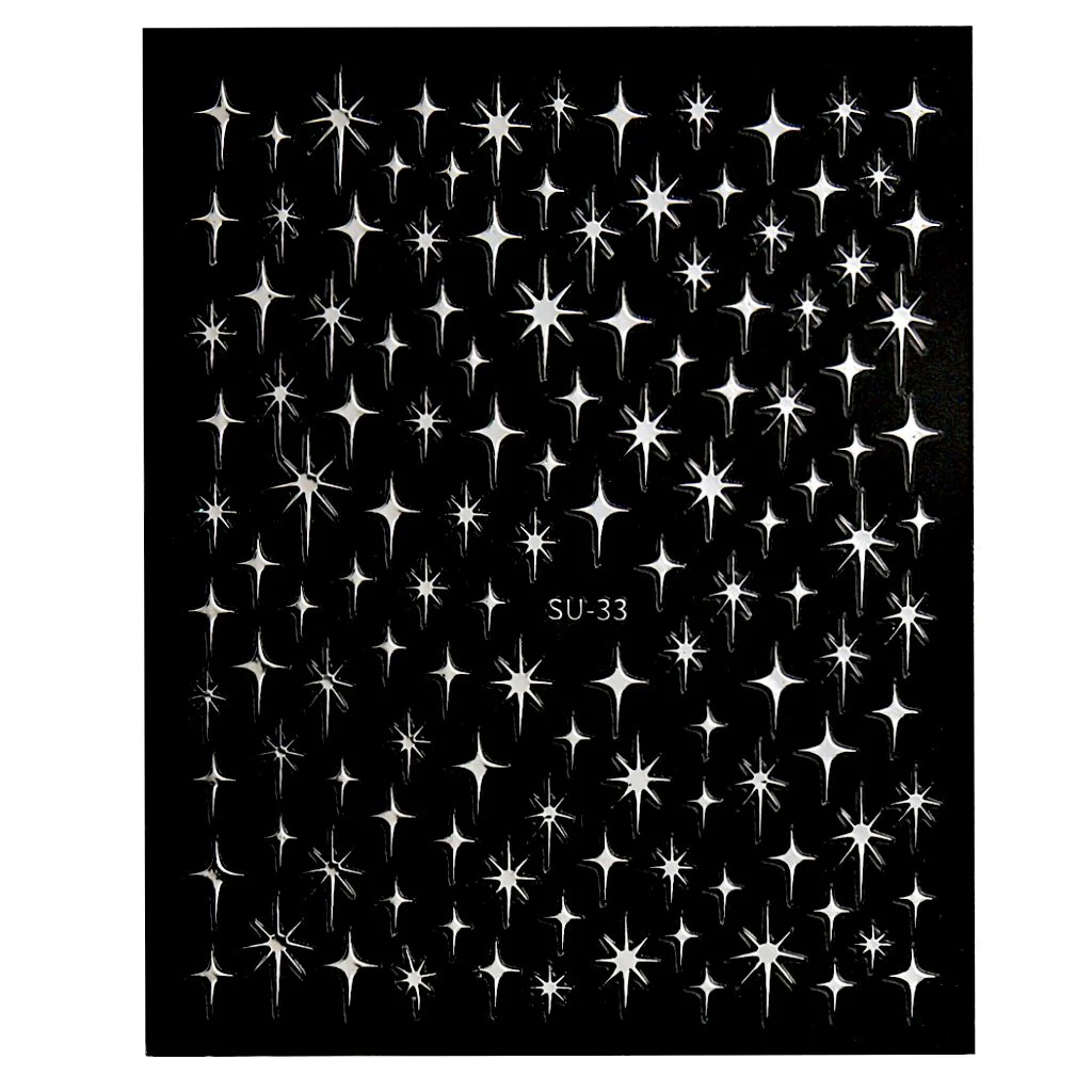 Stars Nail Art Sticker - SU Series - Image 4