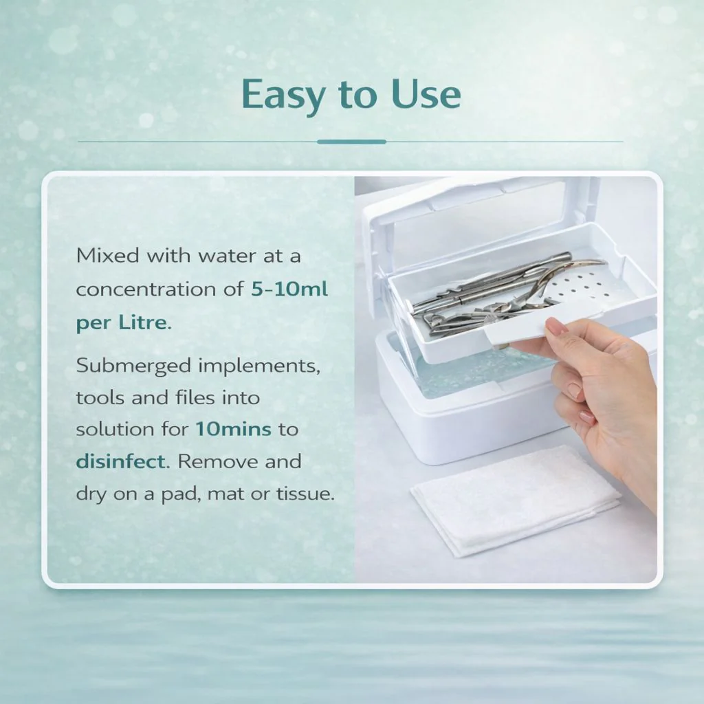 Sterilizer Tray + Sani Soak Concentrated 60ml - Image 4