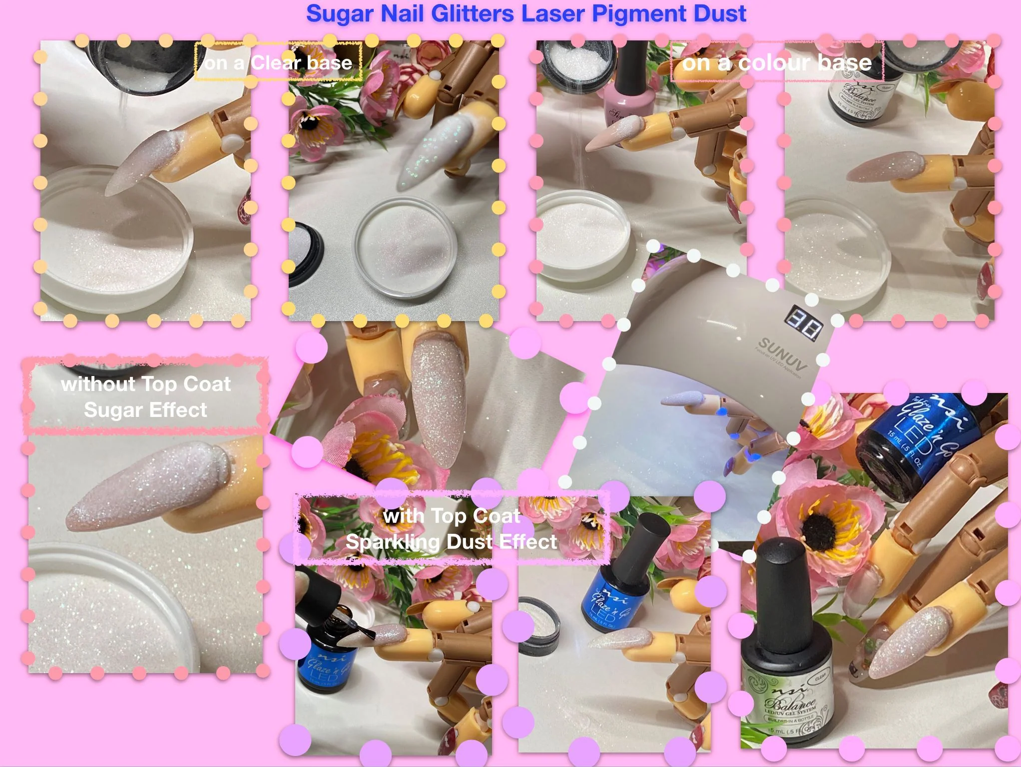 Sugar Nail Glitters Laser Pigment Dust - Image 6