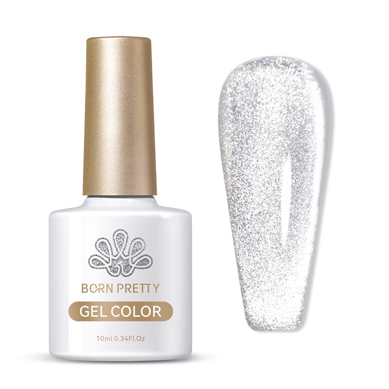 Super Shiny Silver Crystal Cat Eye Magnetic Gel Born Pretty - Image 6