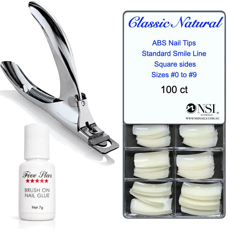 Tipping Pack with Classic Square Nail Tips - Image 4