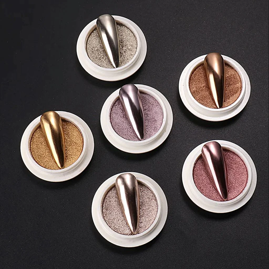 Titanium Mirror Chrome Nail Powder - Image 2