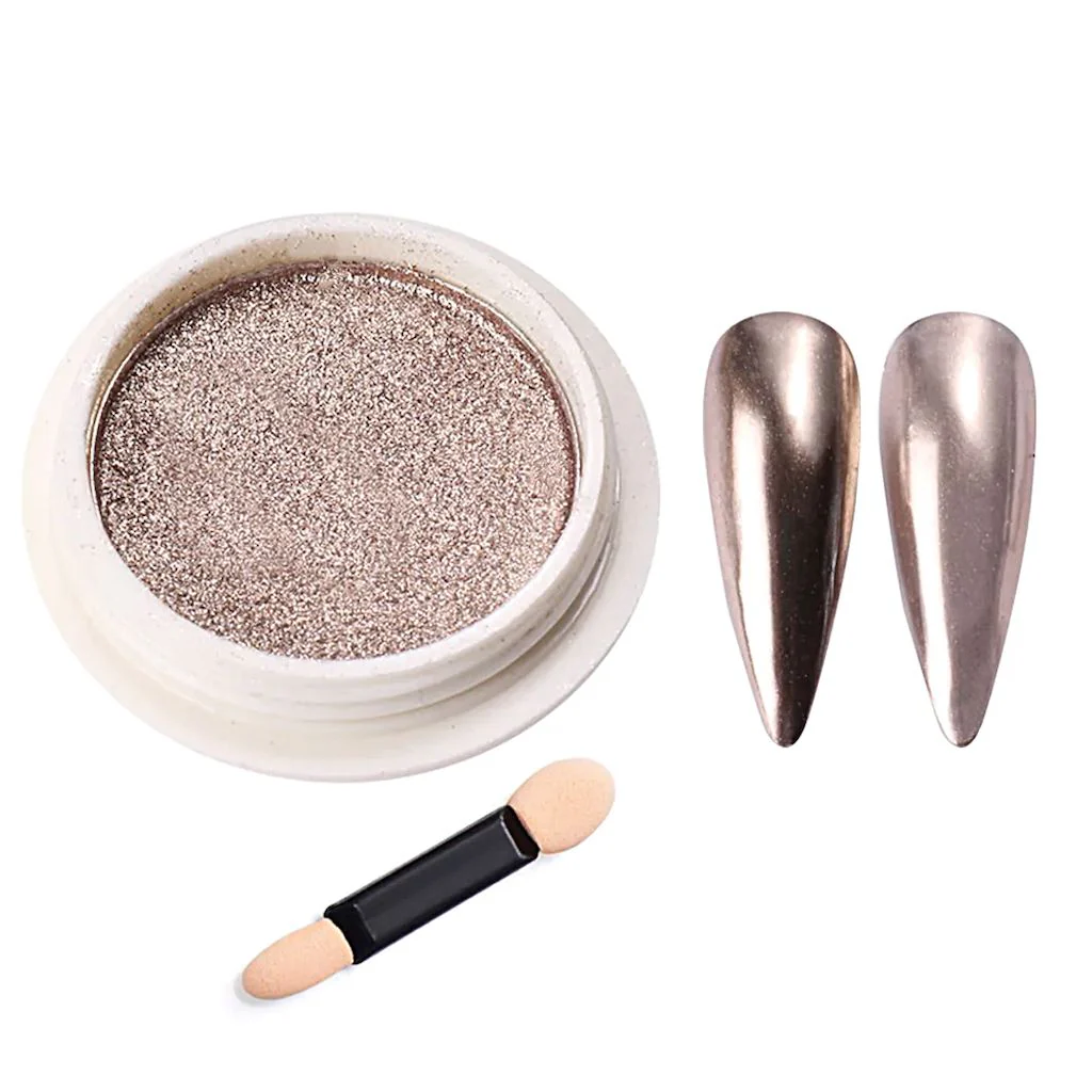 Titanium Mirror Chrome Nail Powder - Image 3