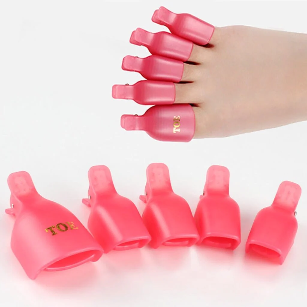 Toe Soak Off Cap Clips 5pcs Pack - Image 4